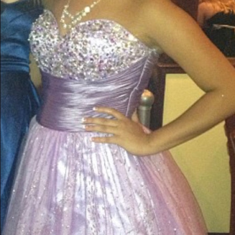 Purple Prom Dress David’s Bridal